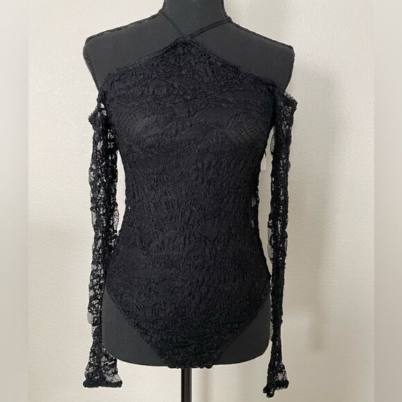 NWT Zara Lace Bodysuit and Leggings Set - Picture 2 of 16